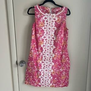 NWOT Lilly Pulitzer sz10 pink shift dress